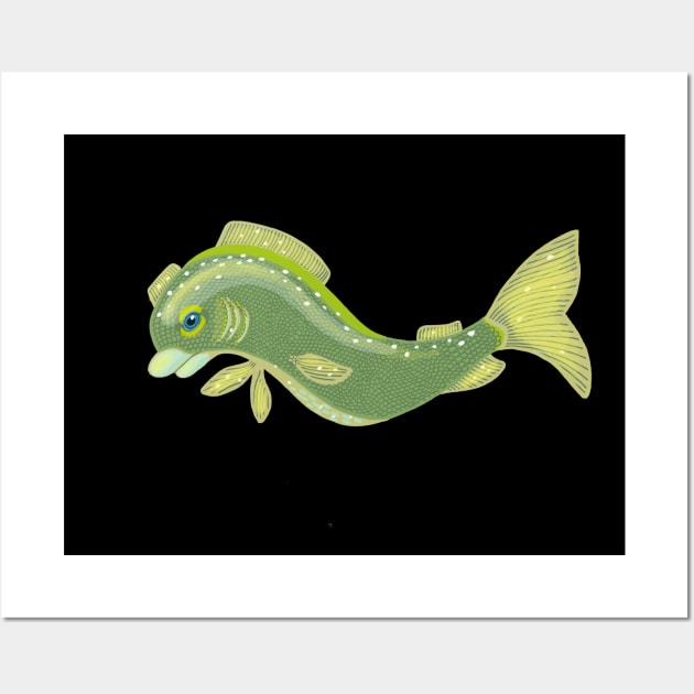 A Beautiful Fish Wall Art by BullShirtCo